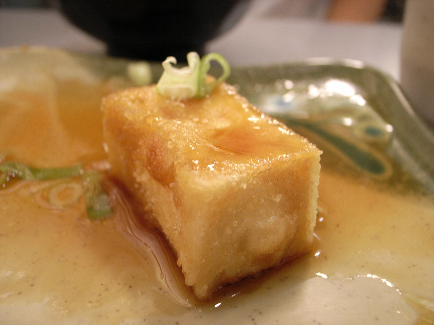 Agedashi tofu in broth, serving inspiration